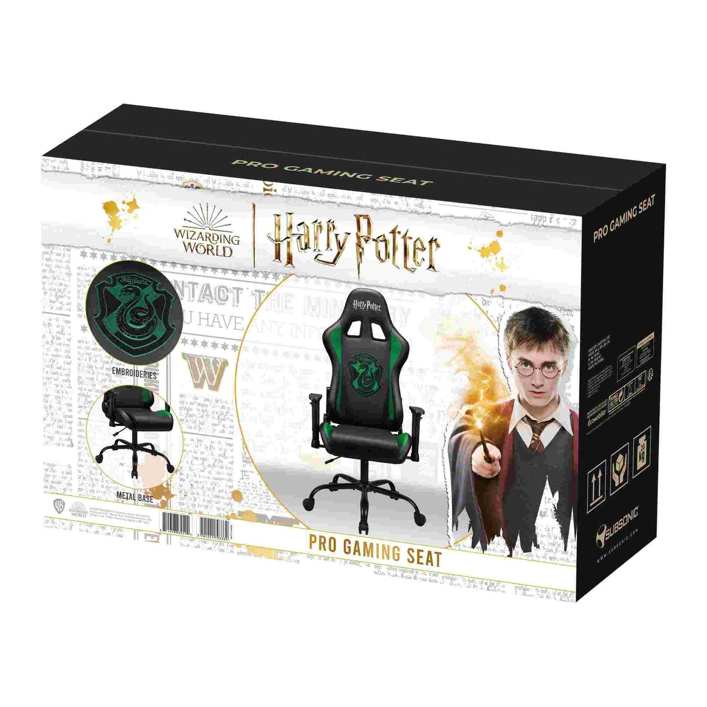 Subsonic Harry Potter Pro Gaming Seat Slytherin