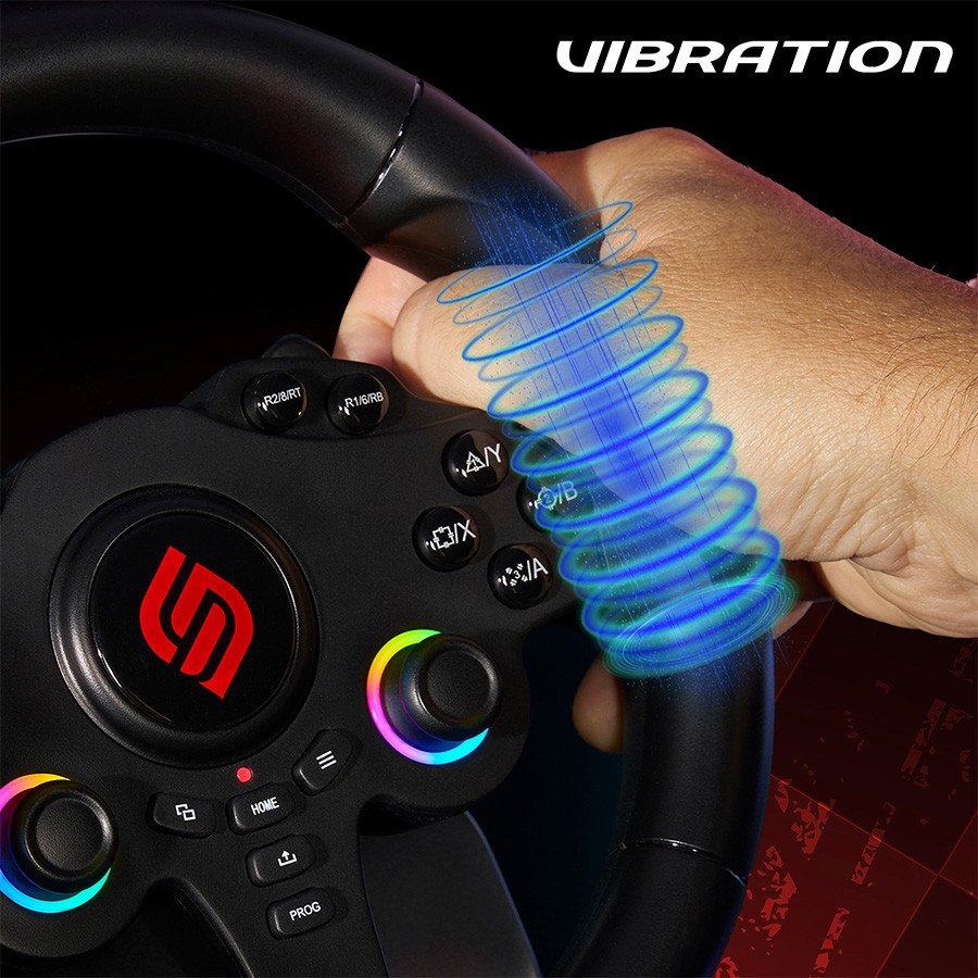 Superdrive | 220 RS-X Steering Wheel for PS4, Xbox, Switch 2 & Switch