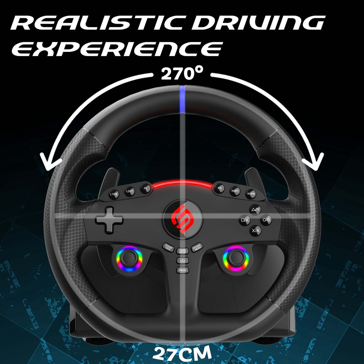 Superdrive | 270 GT5 Steering Wheel for PS5 & PC