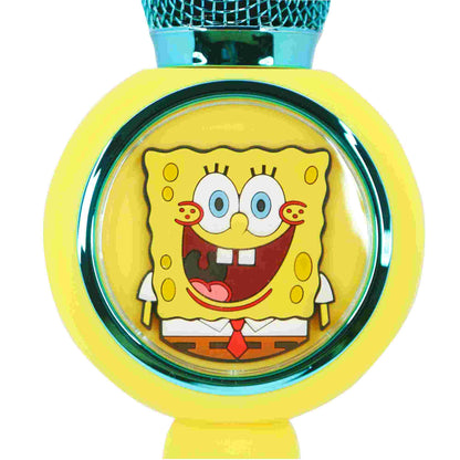 OTL SpongeBob Karaoke Microphone and Wireless Speaker with LED Lights