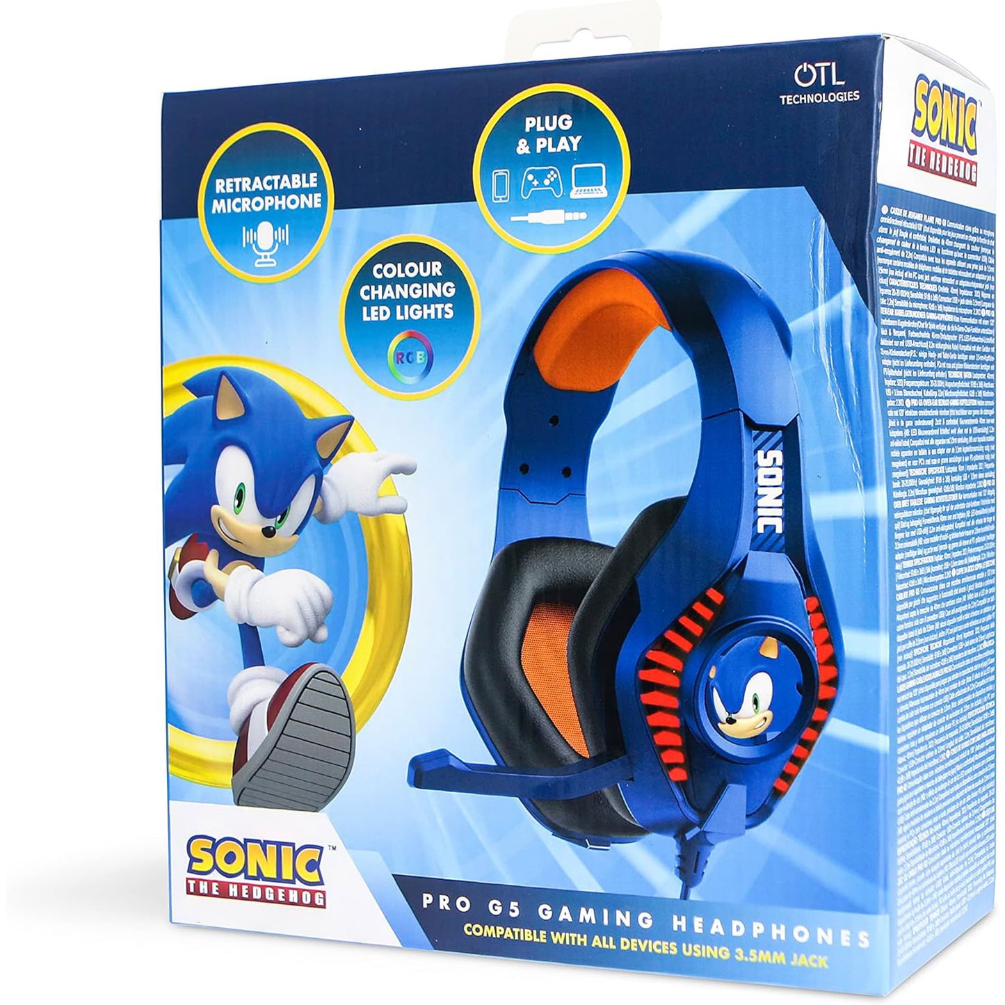 Sonics The Hedgehog | Pro G5 Gaming Headphones