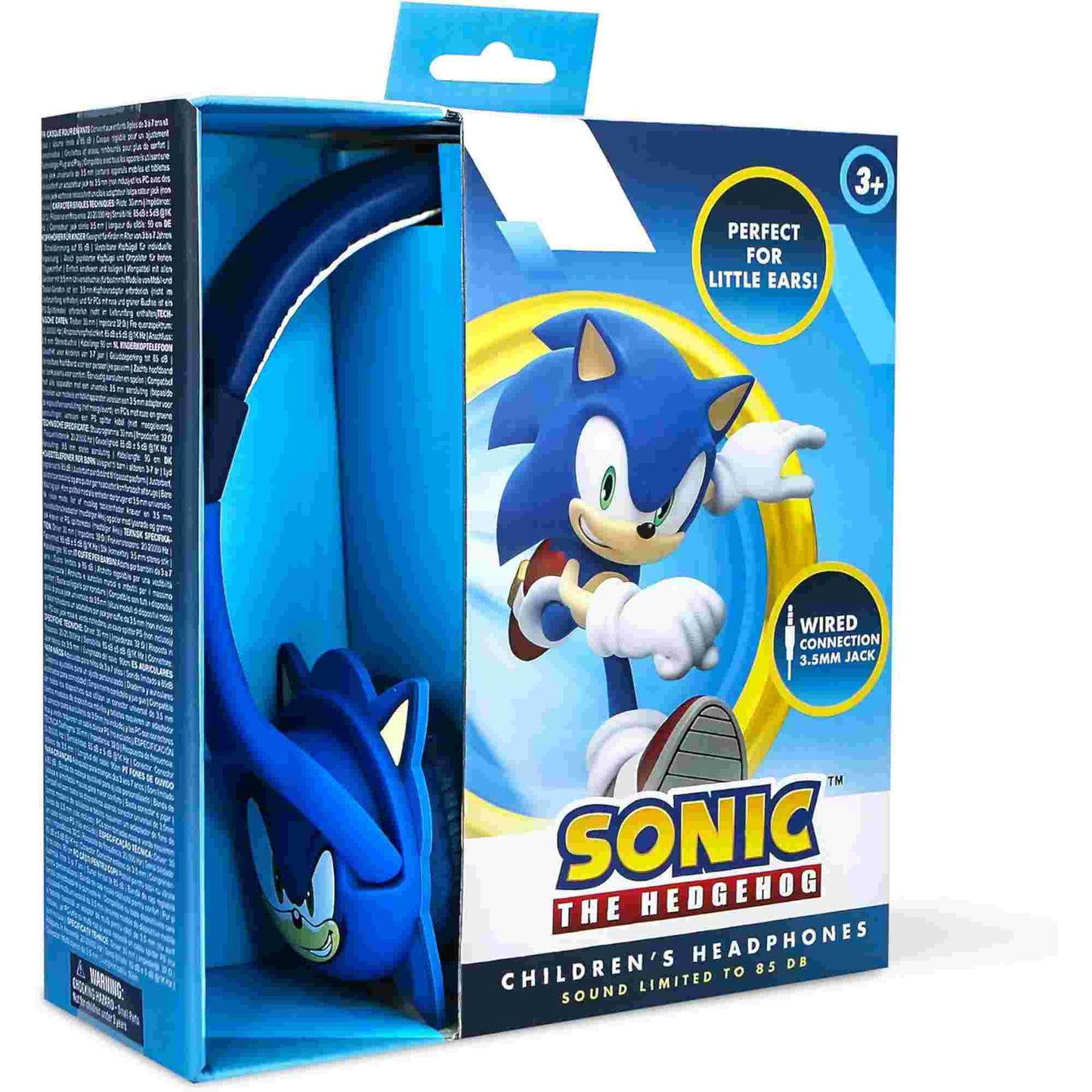 OTL | Sonic The Hedgehog Childrens Headphones with Moulded Ears