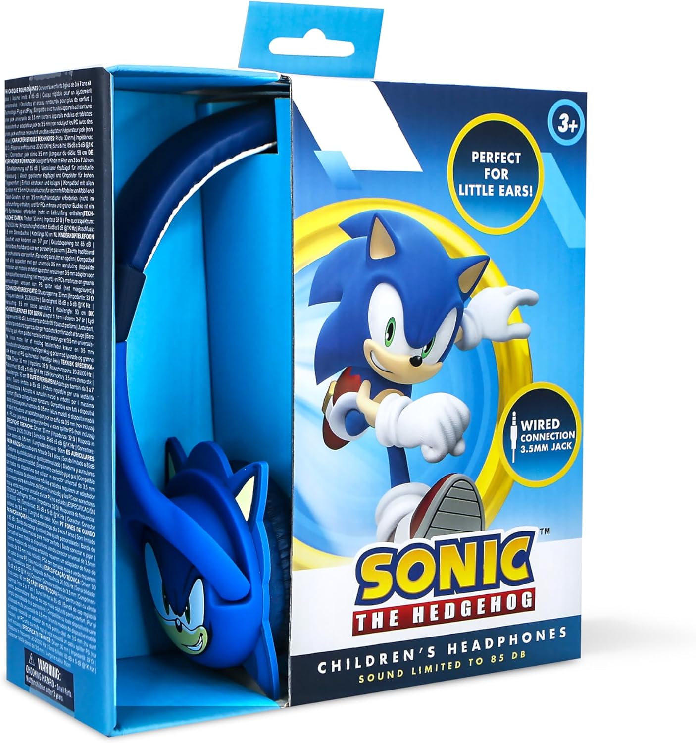 OTL | Sonic The Hedgehog Childrens Headphones with Moulded Ears