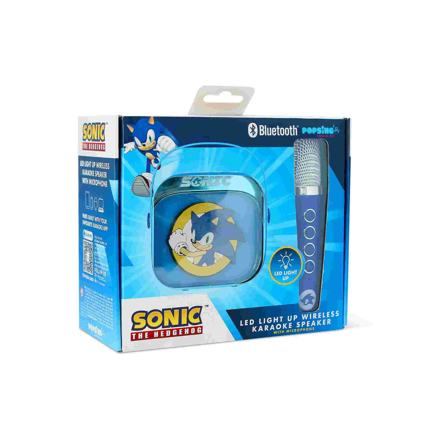 OTL Sonic Popsing LED light up wireless Karaoke Speaker with Microphone