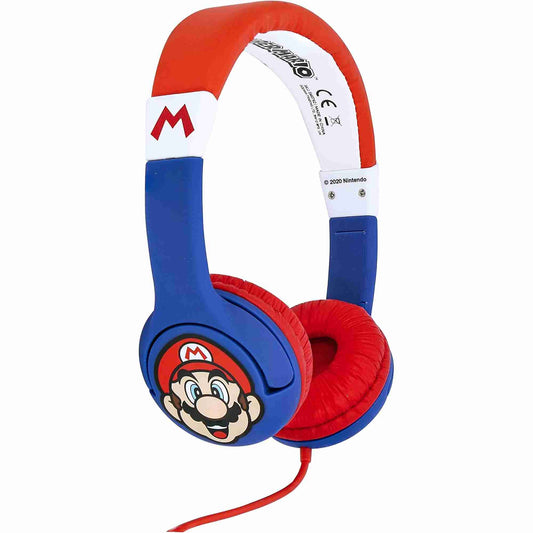 OTL | Super Mario Wired Blue Kids Headphones