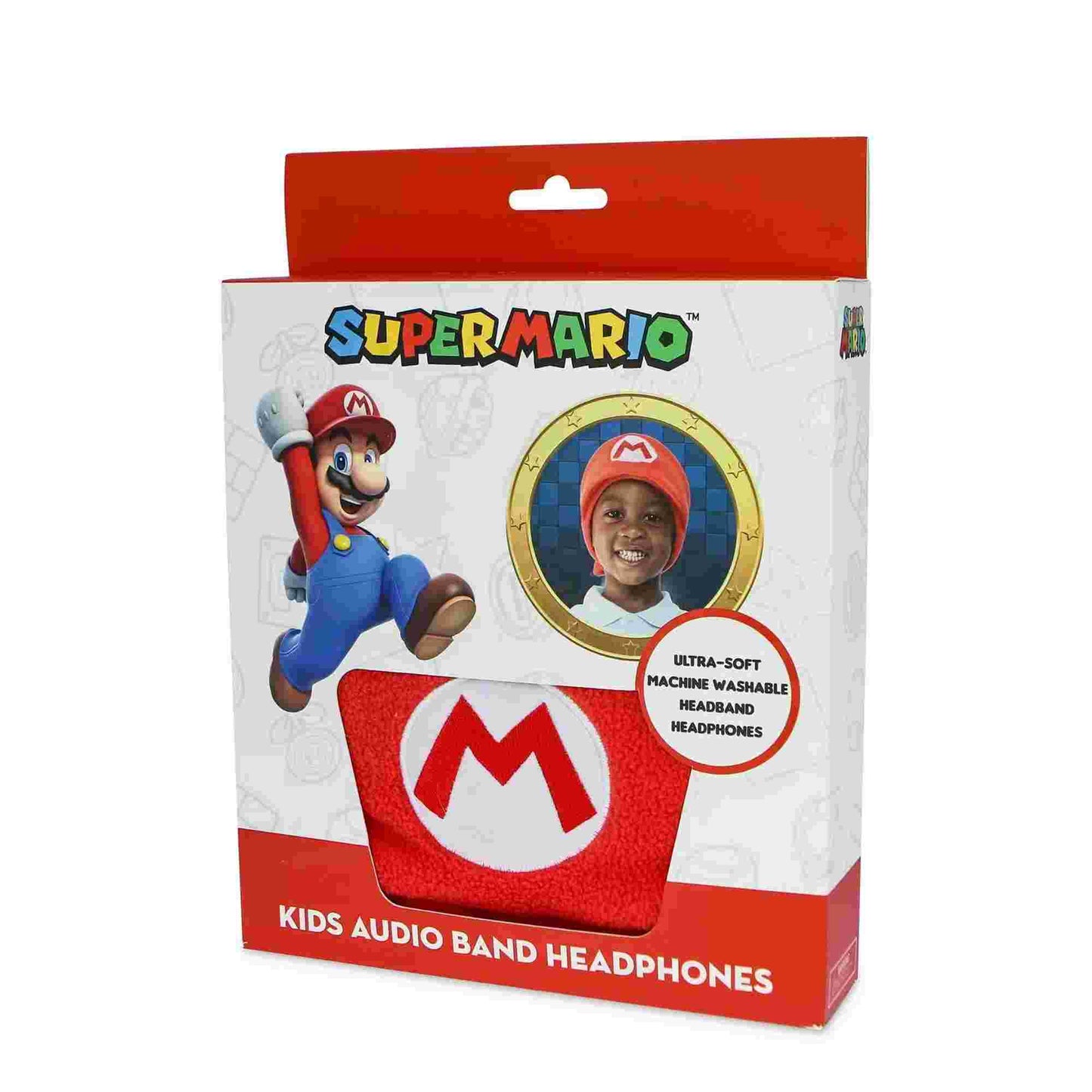 OTL | Super Mario Kid's Fleece Audio Band Washable Wired Headphones