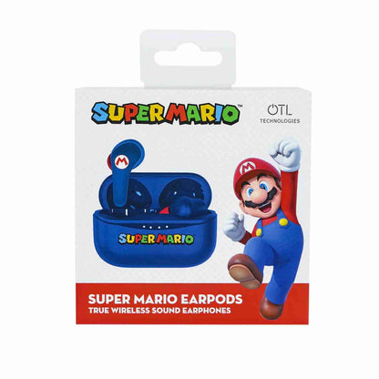 OTL Super Mario Blue Slide Open TWS Earphones