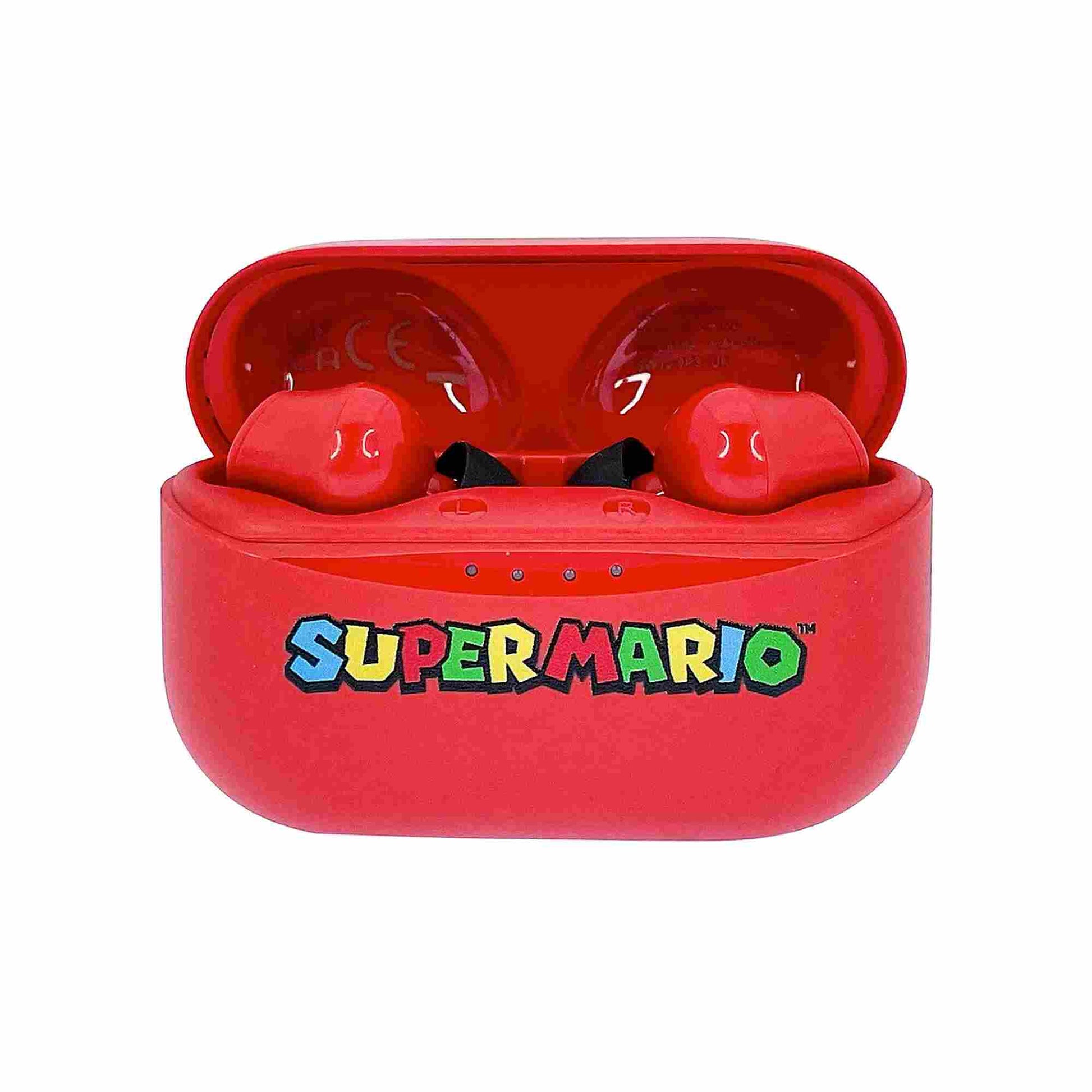 OTL Super Mario Red Slide Open TWS Earphones