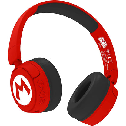 Super Mario | Red Kids Bluetooth Wireless Headphones