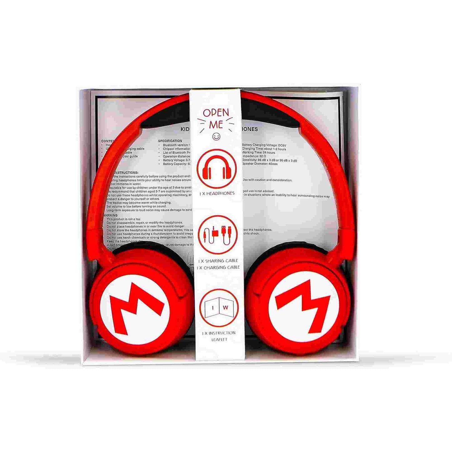 OTL | Super Mario Red Kids Wireless Headphones