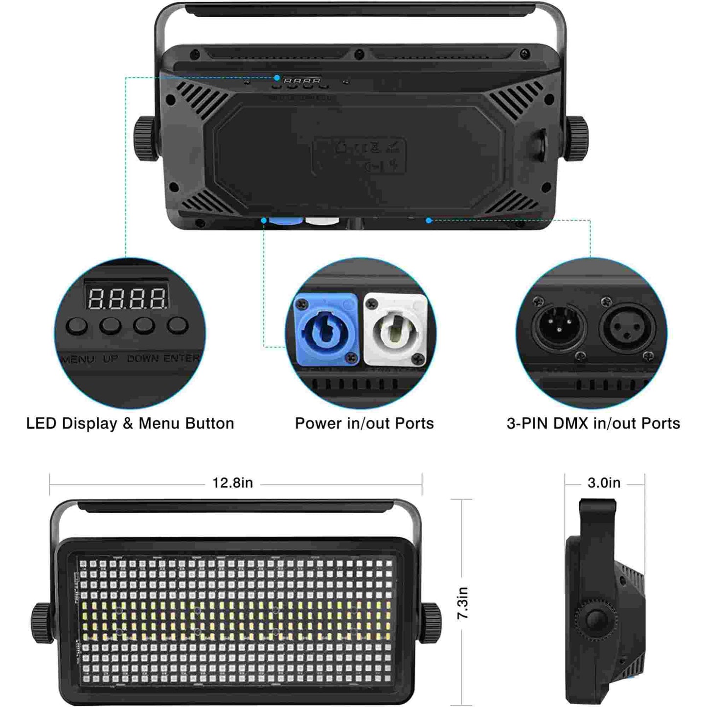 N-Gear | Party Light ST11 Strobe 384 LEDs Light