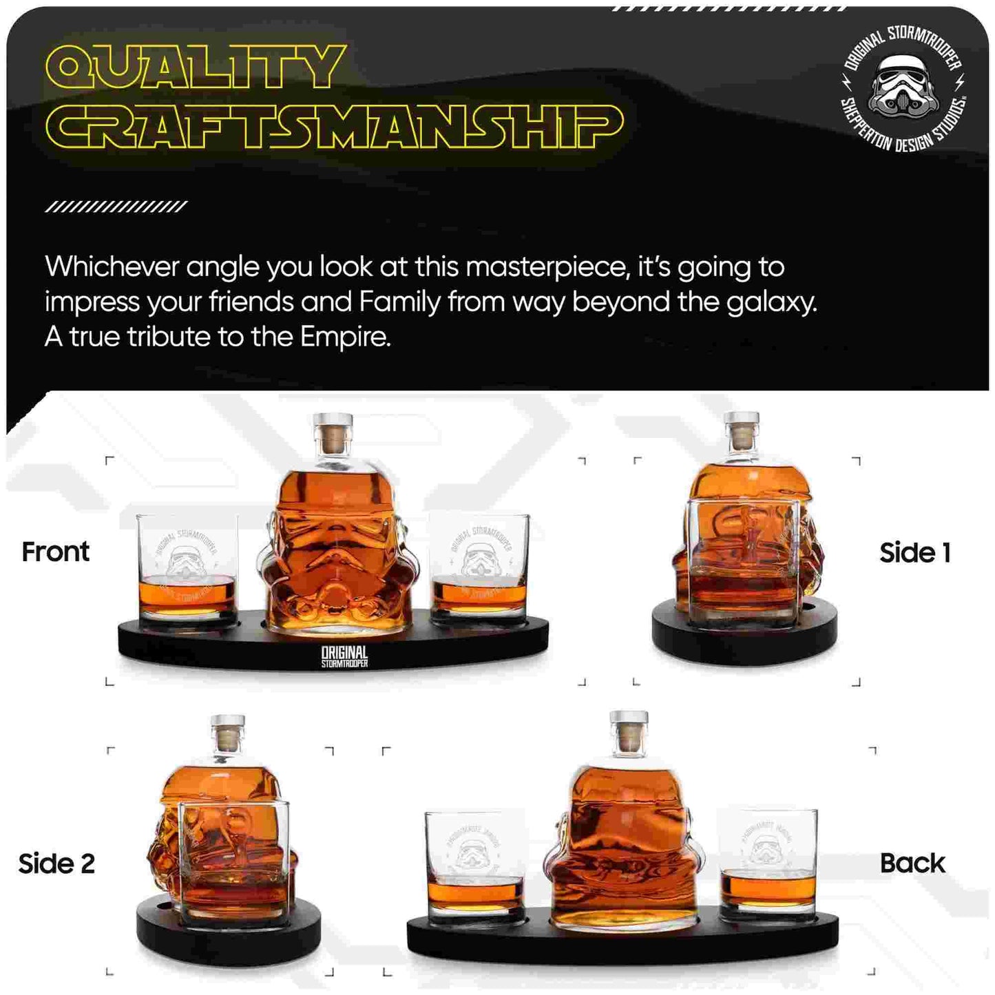 Thumbs Up Star Wars Original Stormtrooper Decanter Set