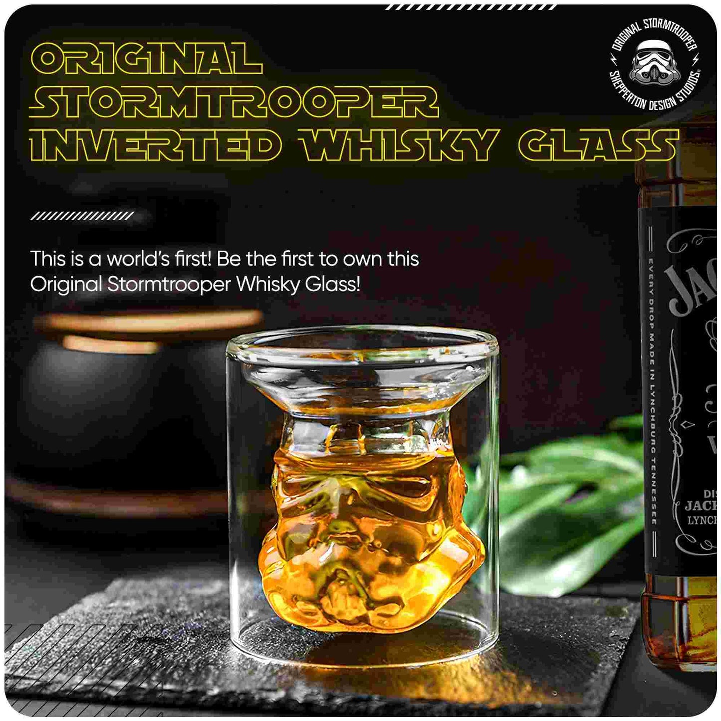 Thumbs Up Star Wars Original Stormtrooper 3D Inverted Whisky Glass