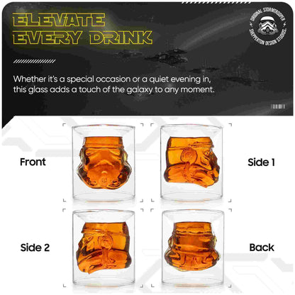 Thumbs Up Star Wars Original Stormtrooper 3D Inverted Whisky Glass
