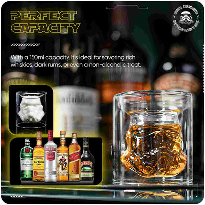 Thumbs Up Star Wars Original Stormtrooper 3D Inverted Whisky Glass