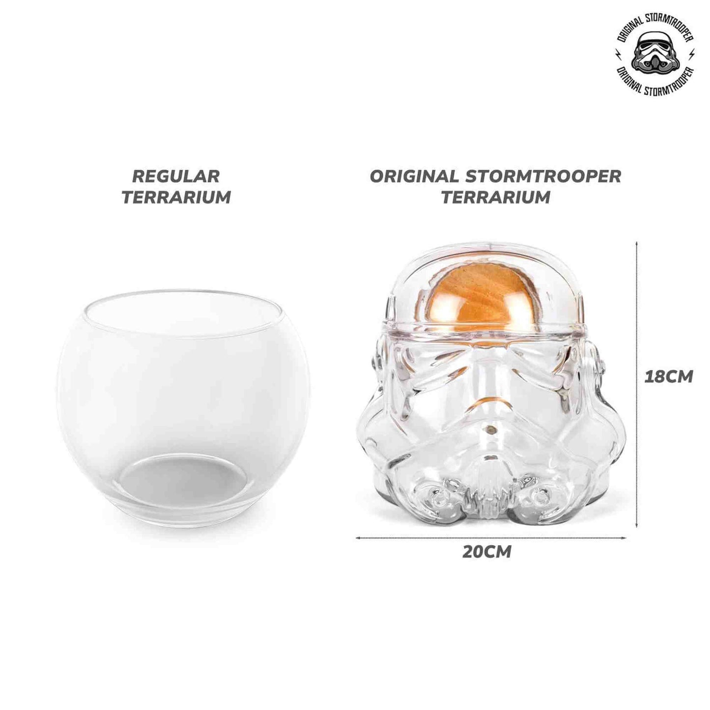 Thumbs Up Star Wars Original Stormtrooper Cookie Jar/Terrarium