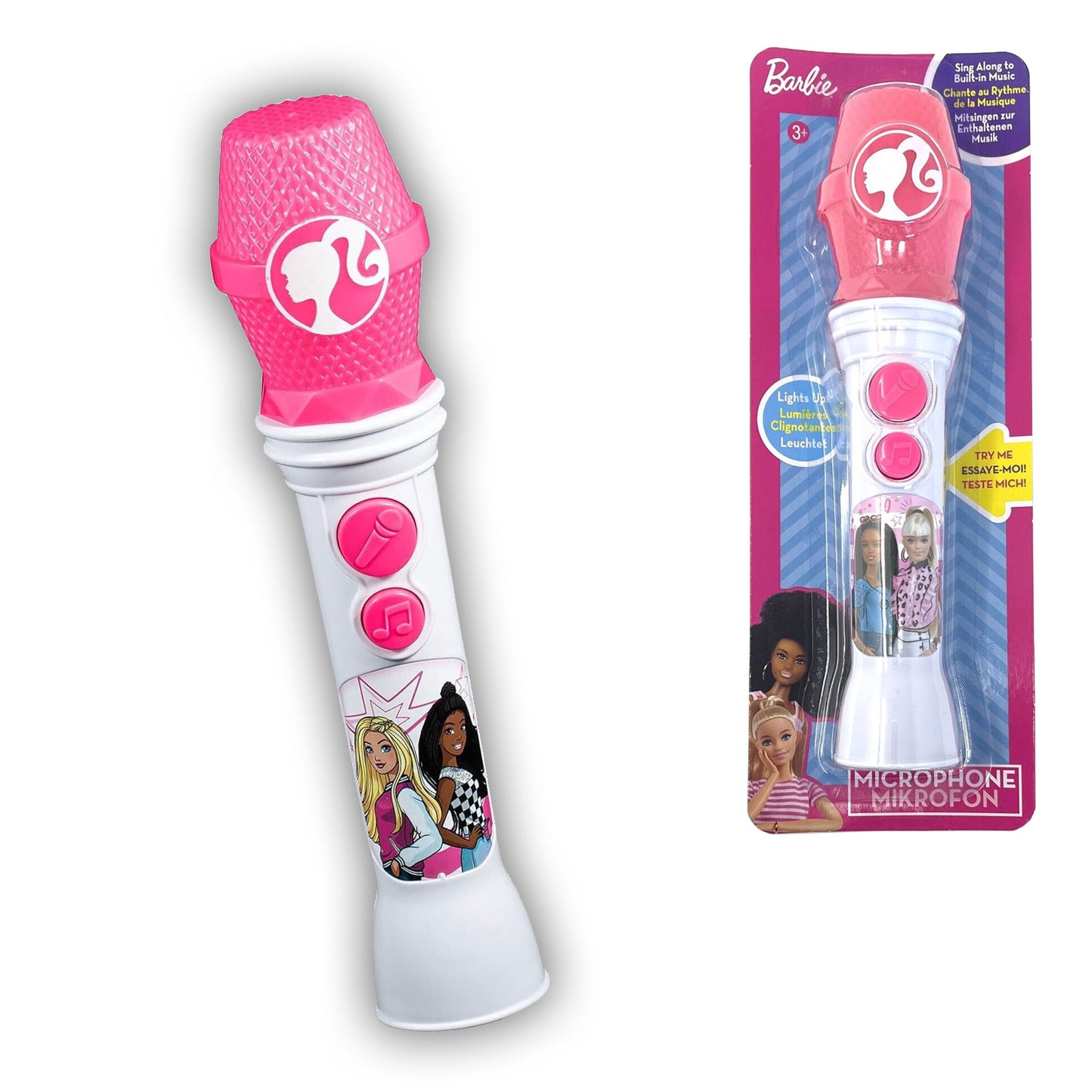 Barbie | Sing-a-long Flashing Built-in Music Microphone - xploregifts