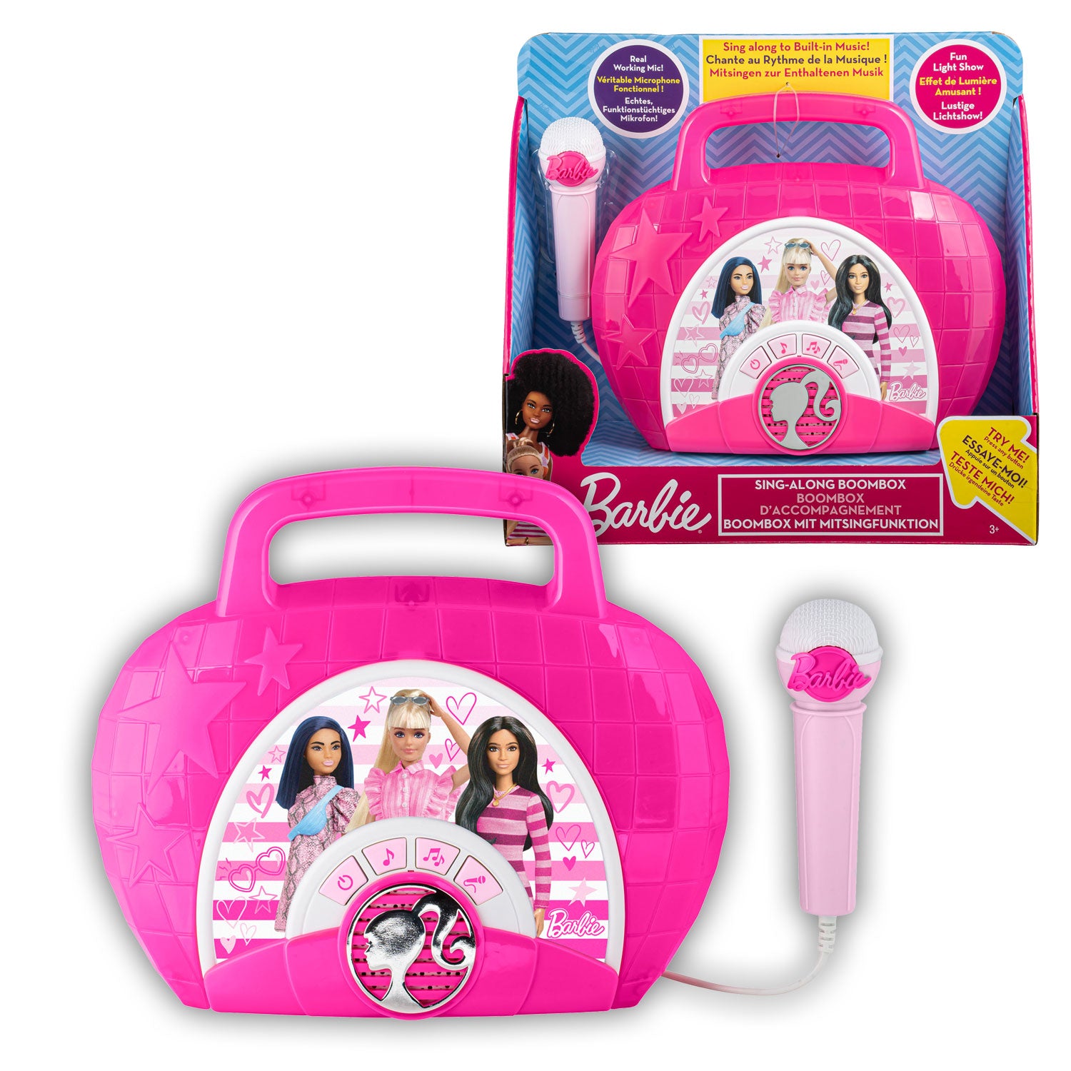 Barbie | Sing Along Boombox with Microphone - xploregifts