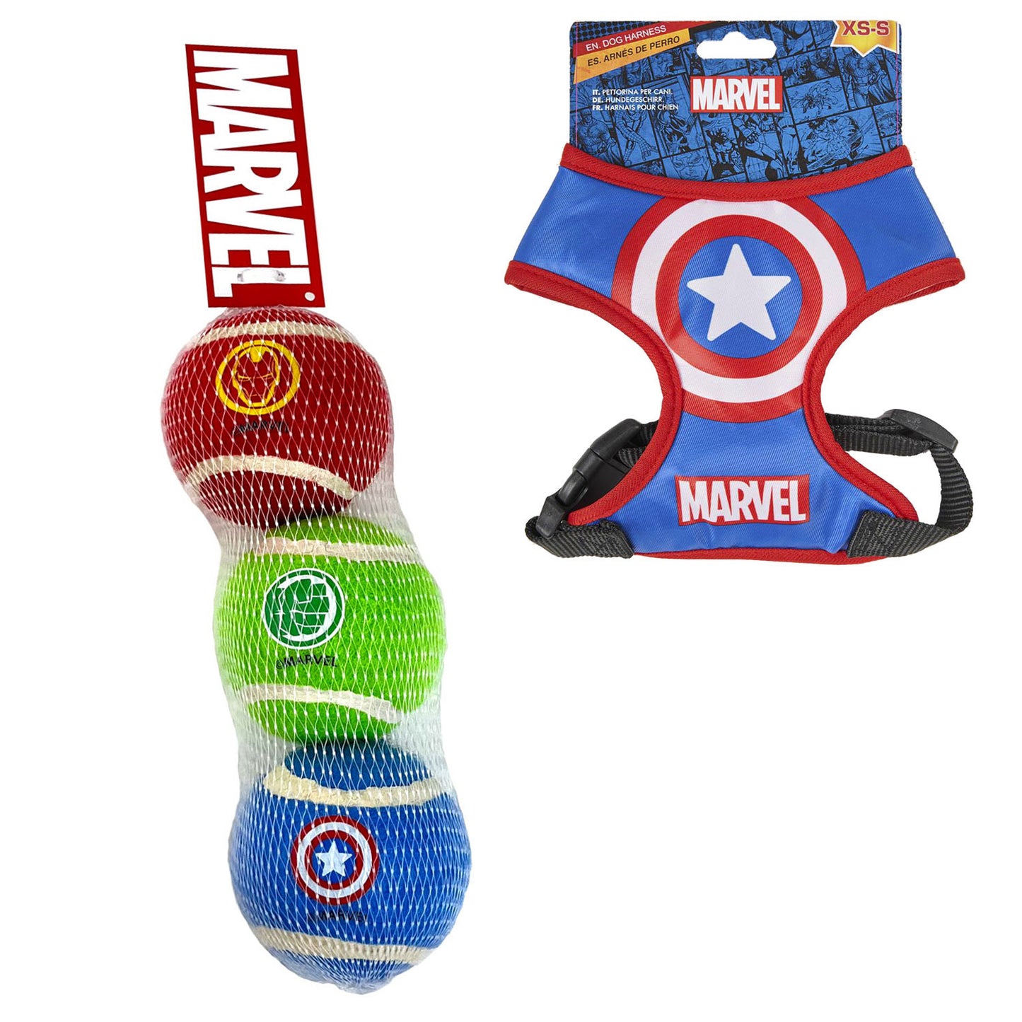 Marvel | Dog Comfort Harness and Ball Bundle - xploregifts