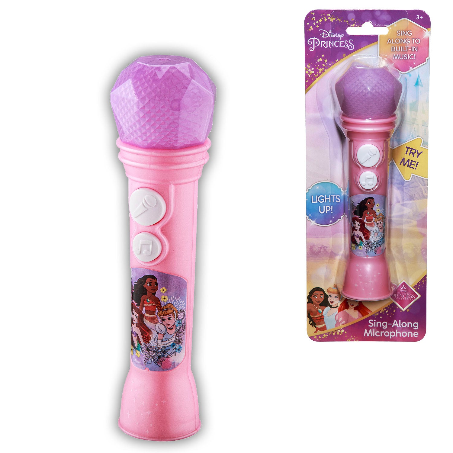 Disney Princess | Sing Along Microphone with Flashing Lights - xploregifts