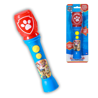 Paw Patrol | Sing Along Microphone with Flashing Lights - xploregifts