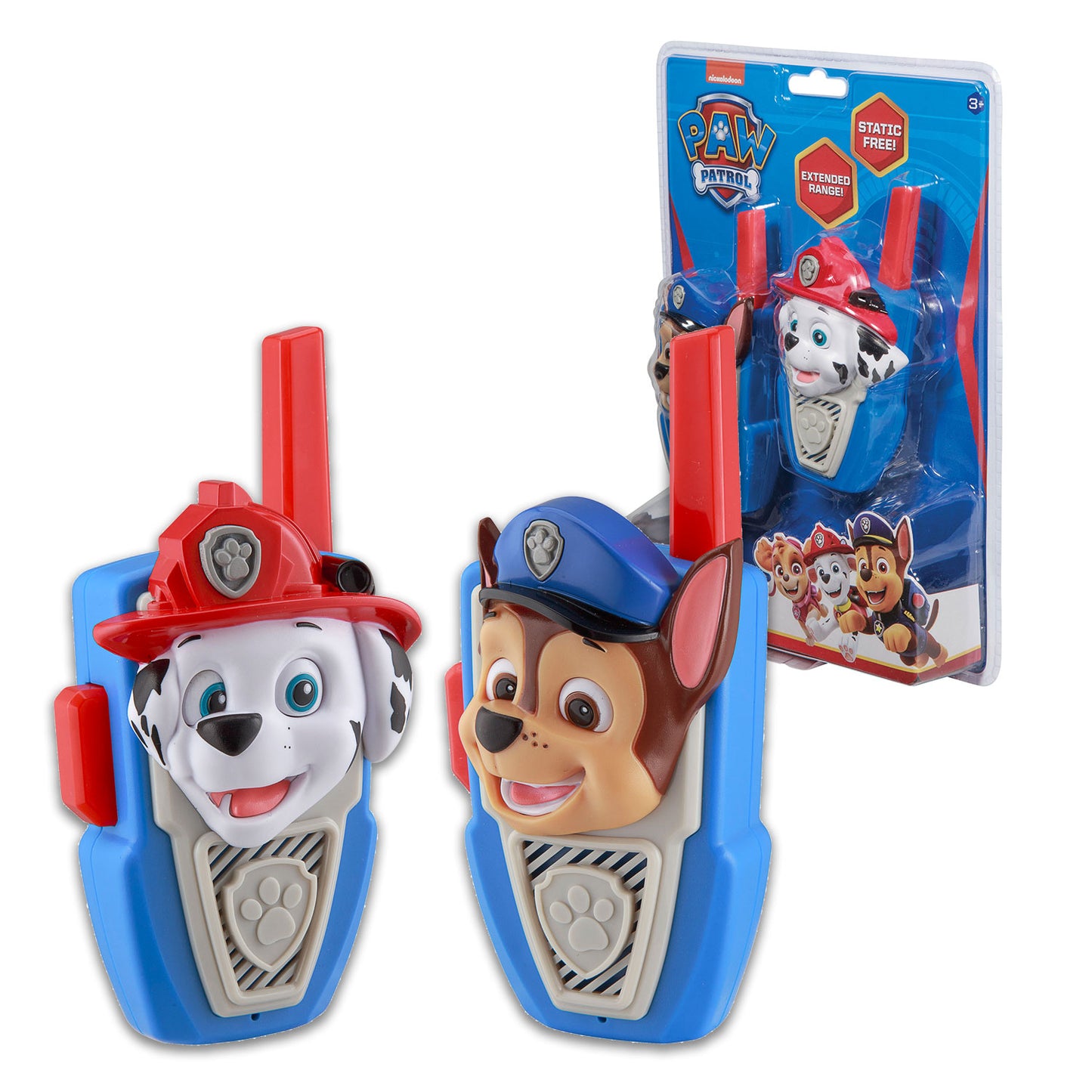 Paw Patrol | Walkie Talkies with Easy Push Talk Buttons Extended Range - xploregifts