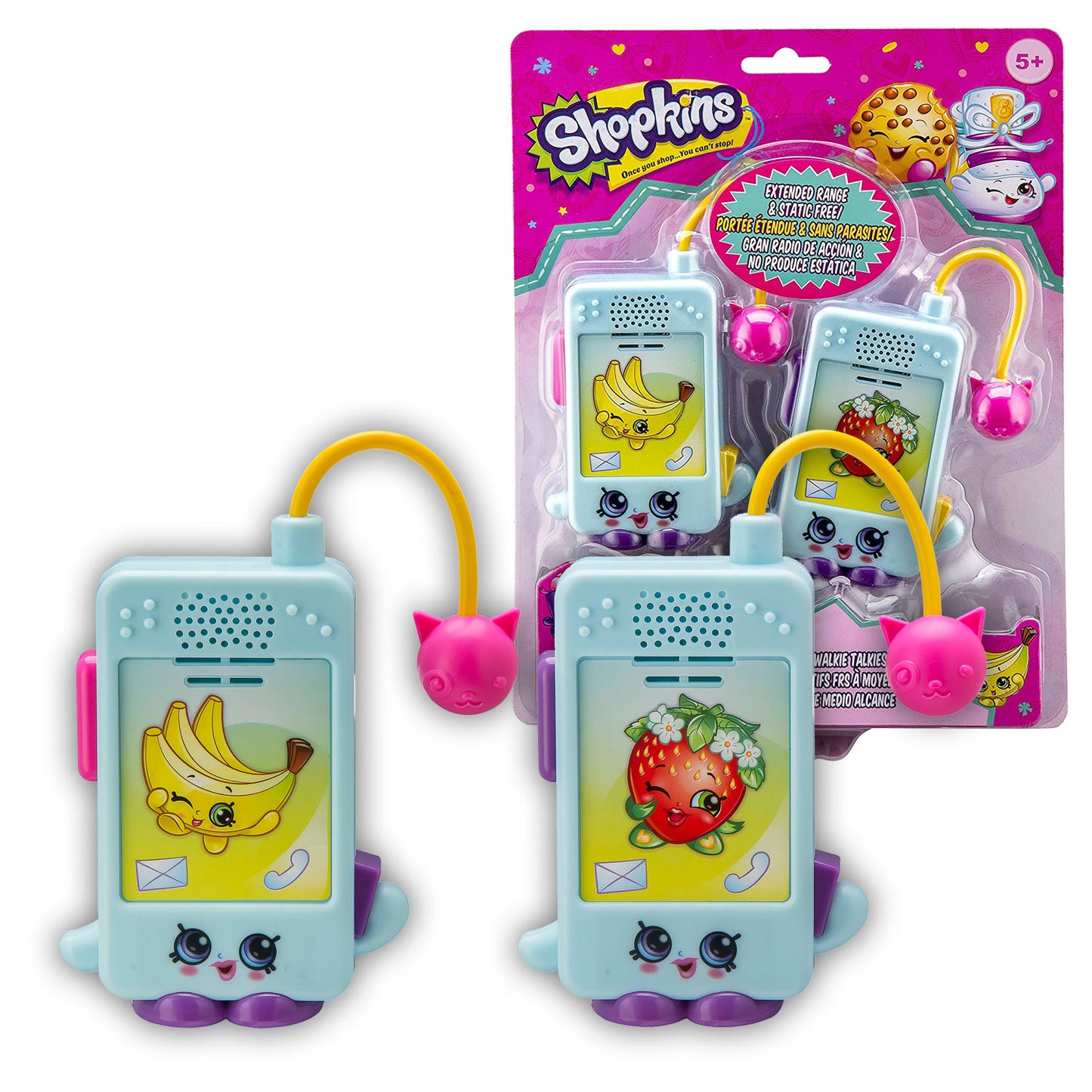 Shopkins | Walkie Talkies with Easy Push Talk Buttons - xploregifts