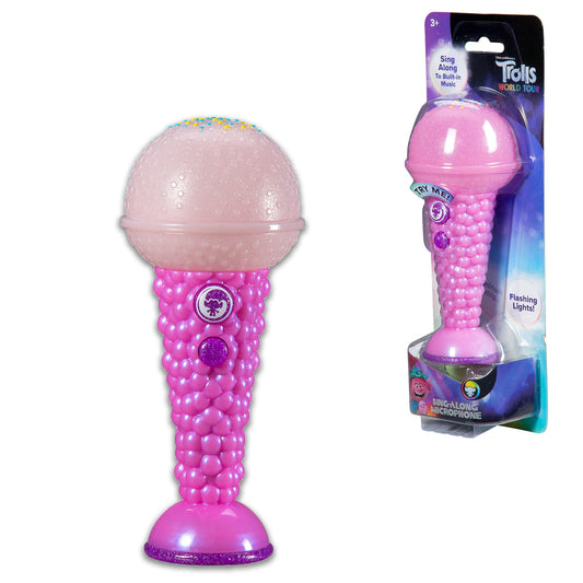 Trolls: World Tour | Sing Along Microphone with Flashing Lights - xploregifts