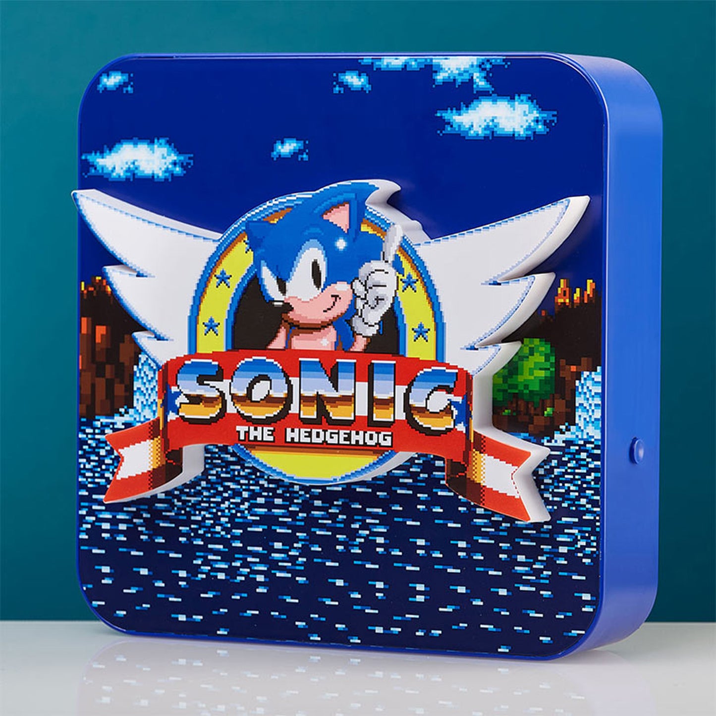 Sonic the Hedgehog | 8-Bit 3D Desk Lamp / Wall Light