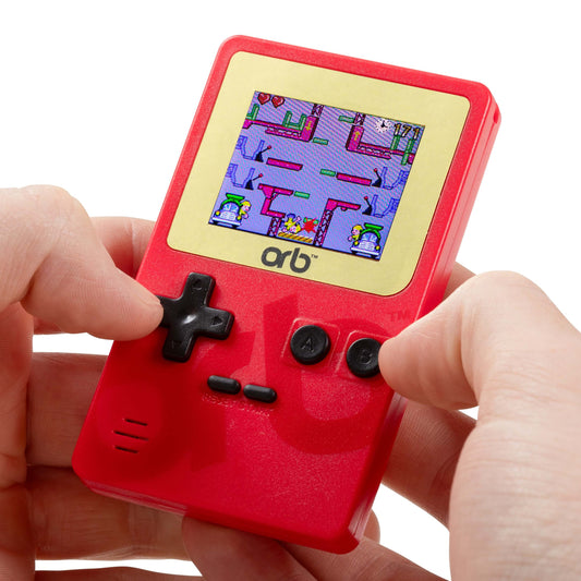 Thumbs Up Orb Retro Mini Handheld Console Red 150 Games