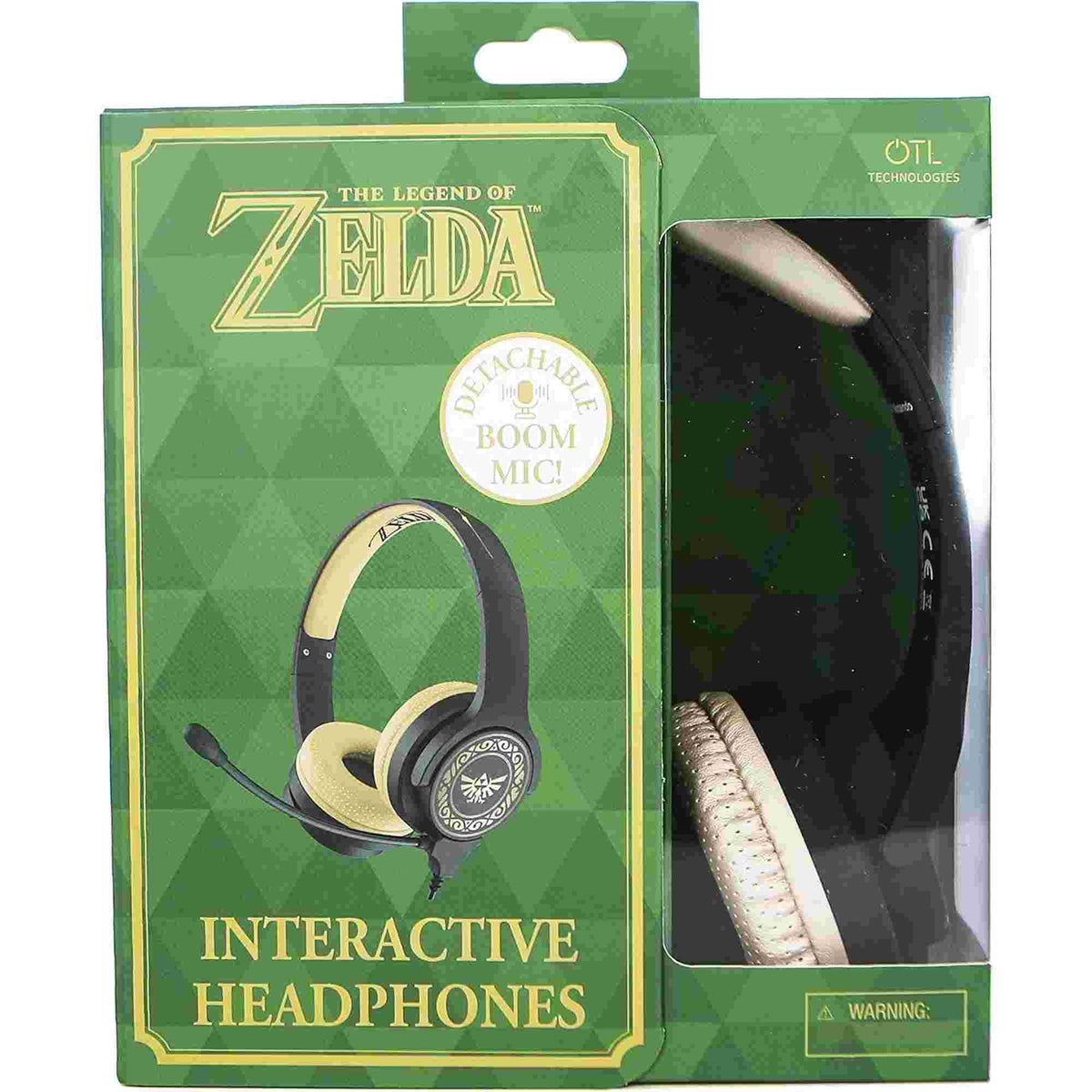 OTL Zelda Crest Kid's Wired Headphones with Microphone
