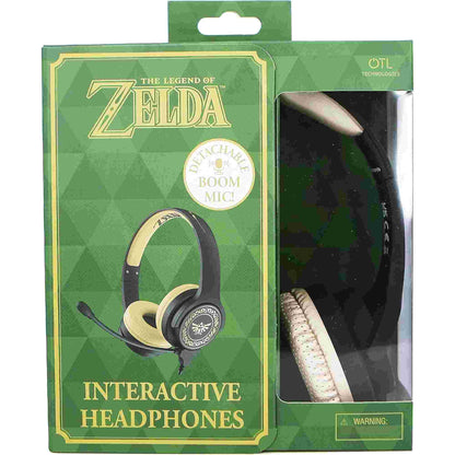 OTL Zelda Crest Kid's Wired Headphones with Microphone