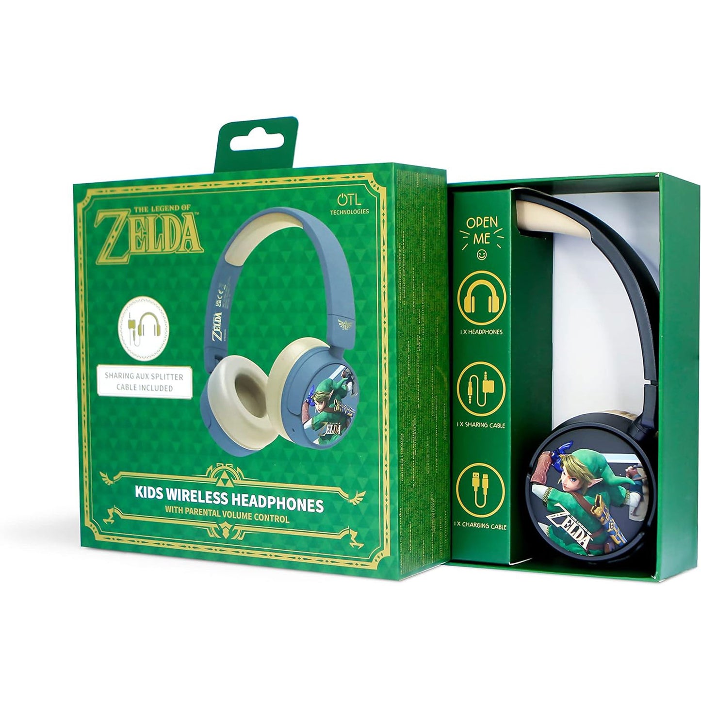 The Legend Of Zelda | Kids Wireless Bluetooth Headphones