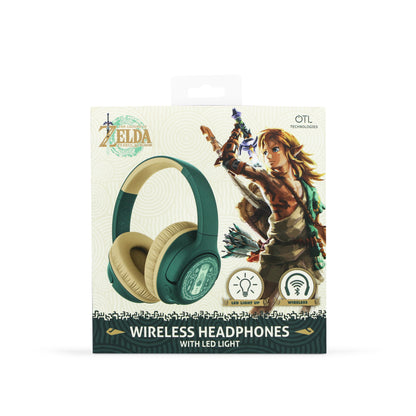 OTL | The Legend Of Zelda TOTK LED Light Up Wireless Headphones Green