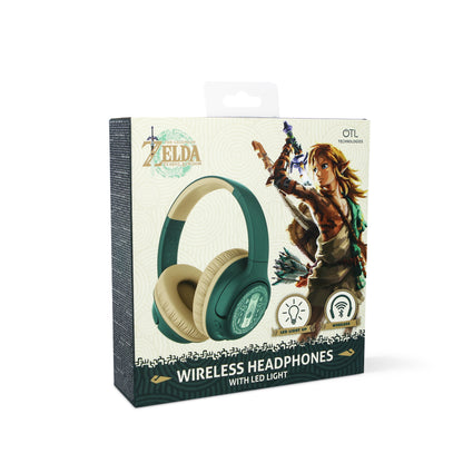 OTL | The Legend Of Zelda TOTK LED Light Up Wireless Headphones Green