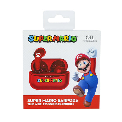 Super Mario | Bluetooth Wireless Earpods & Charge Case - xploregifts