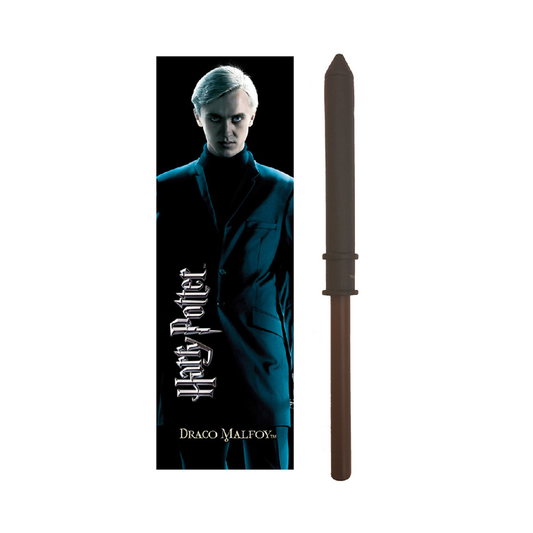 Harry Potter | Draco Malfoy Wand Pen and Bookmark - xploregifts