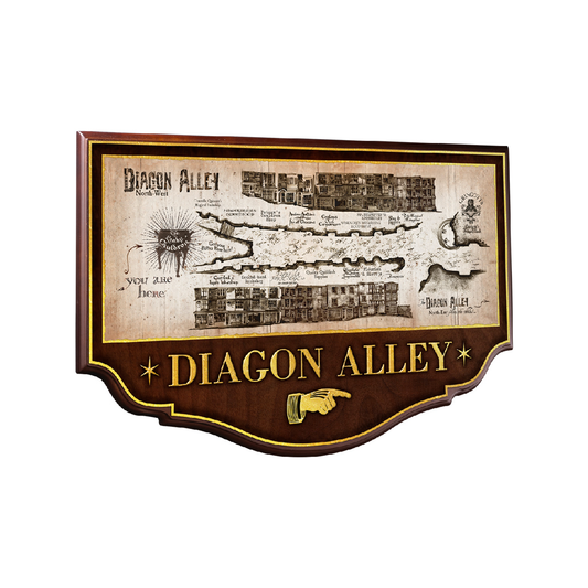 Harry Potter | Diagon Alley Wall Plaque Replica - xploregifts