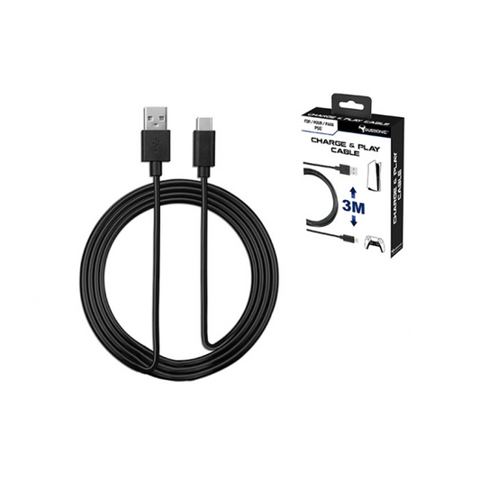 Subsonic | PS5 3 Meters USB C Charge and Play Cable - qwirkyshop