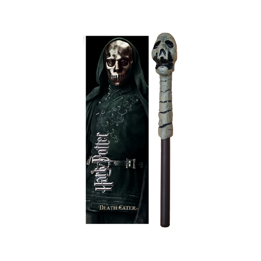 Harry Potter | Death Eater Wand Pen and Skull Bookmark - xploregifts