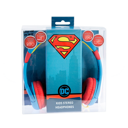 Superman | Man of Steel Kids Headphones - xploregifts