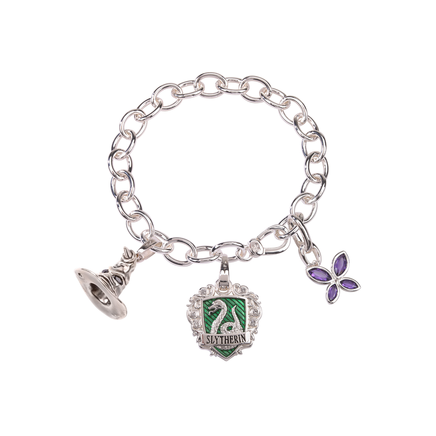 Harry Potter | Lumos Slytherin Charm Bracelet - xploregifts