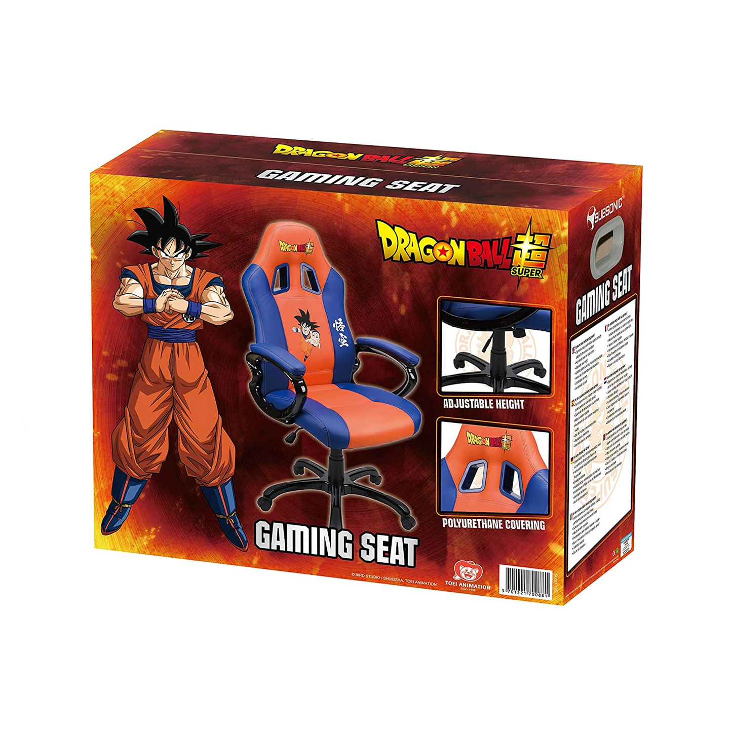 Subsonic | Dragon Ball Z Gaming Office Chair - qwirkyshop