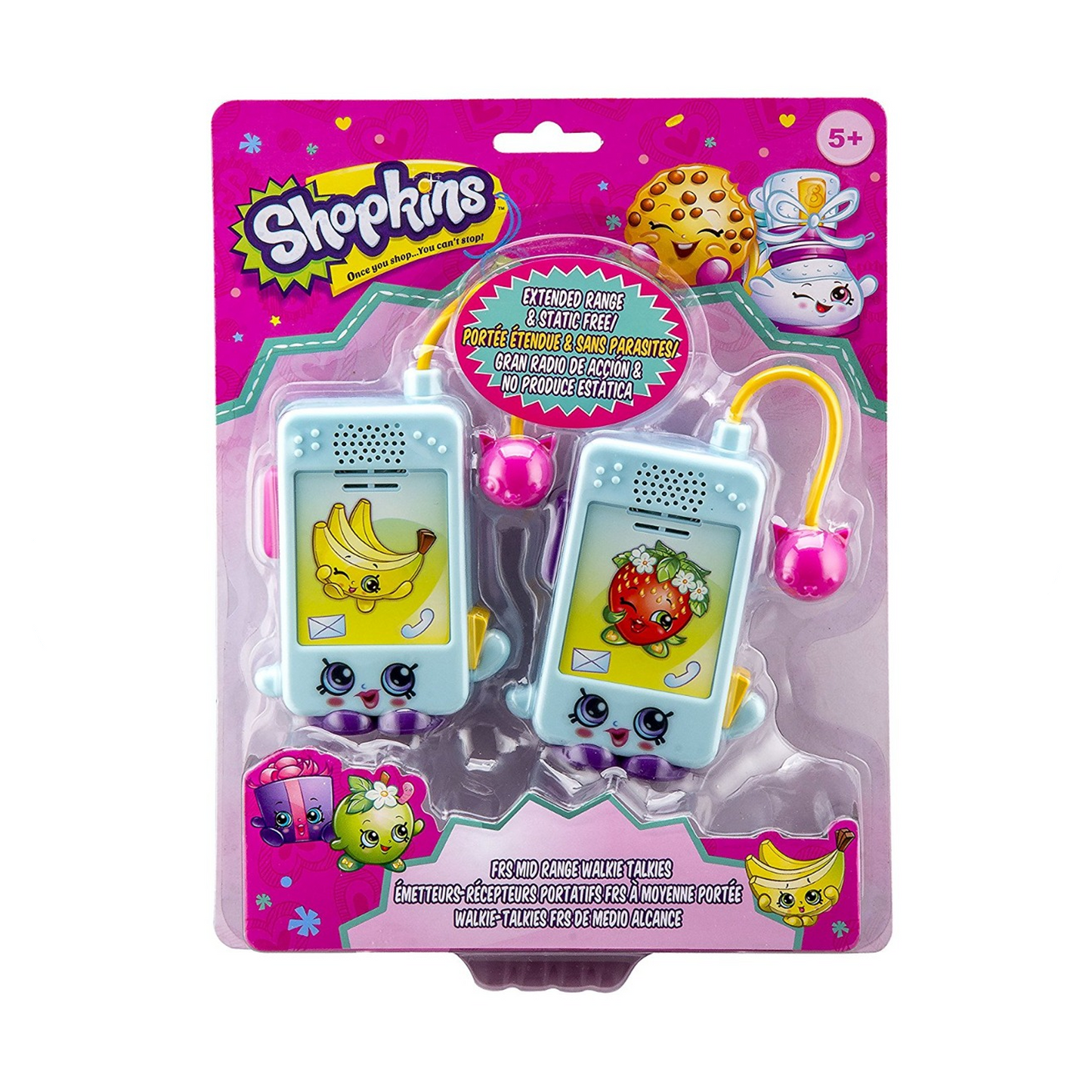 Shopkins | Walkie Talkies with Easy Push Talk Buttons - xploregifts