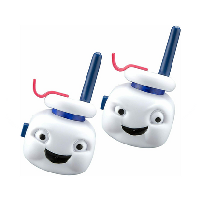 Ghostbusters | Stay Puft Marshmallow man Walkie Talkies with Extended Range & Static Free - xploregifts