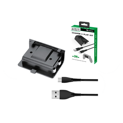 Subsonic | Charging Kit with Battery & 3m USB C Cable for Xbox Series X - qwirkyshop