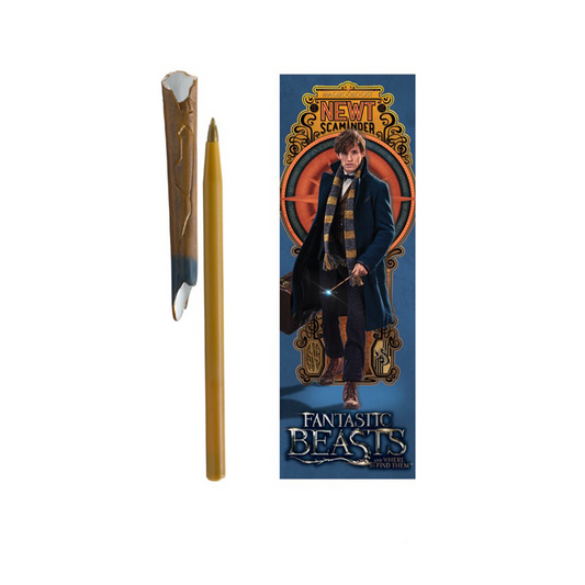 Fantastic Beasts | Newt Scamander Wand Pen & Bookmark - xploregifts