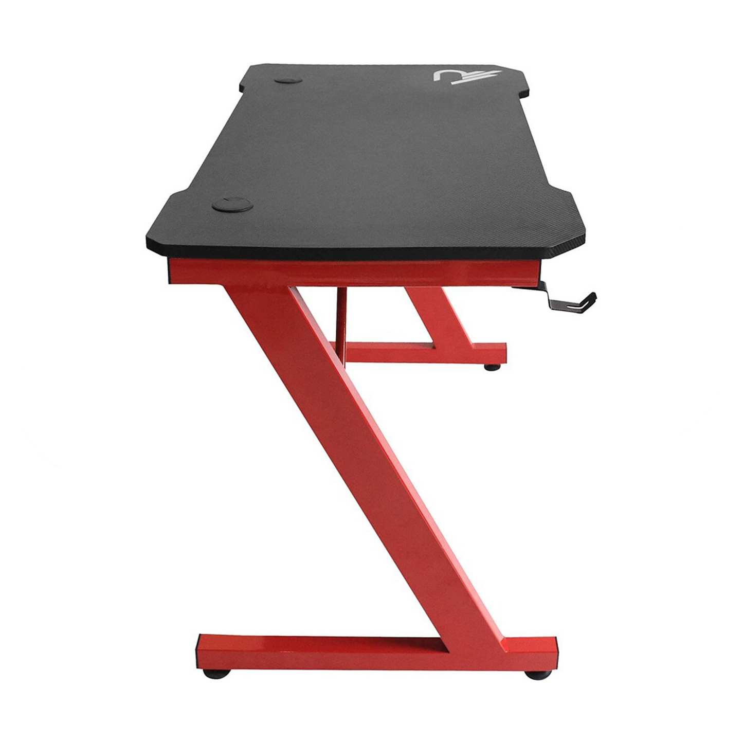 Subsonic Raiden | Gaming Desk Supported Metal Frame PVC Top Black / Red