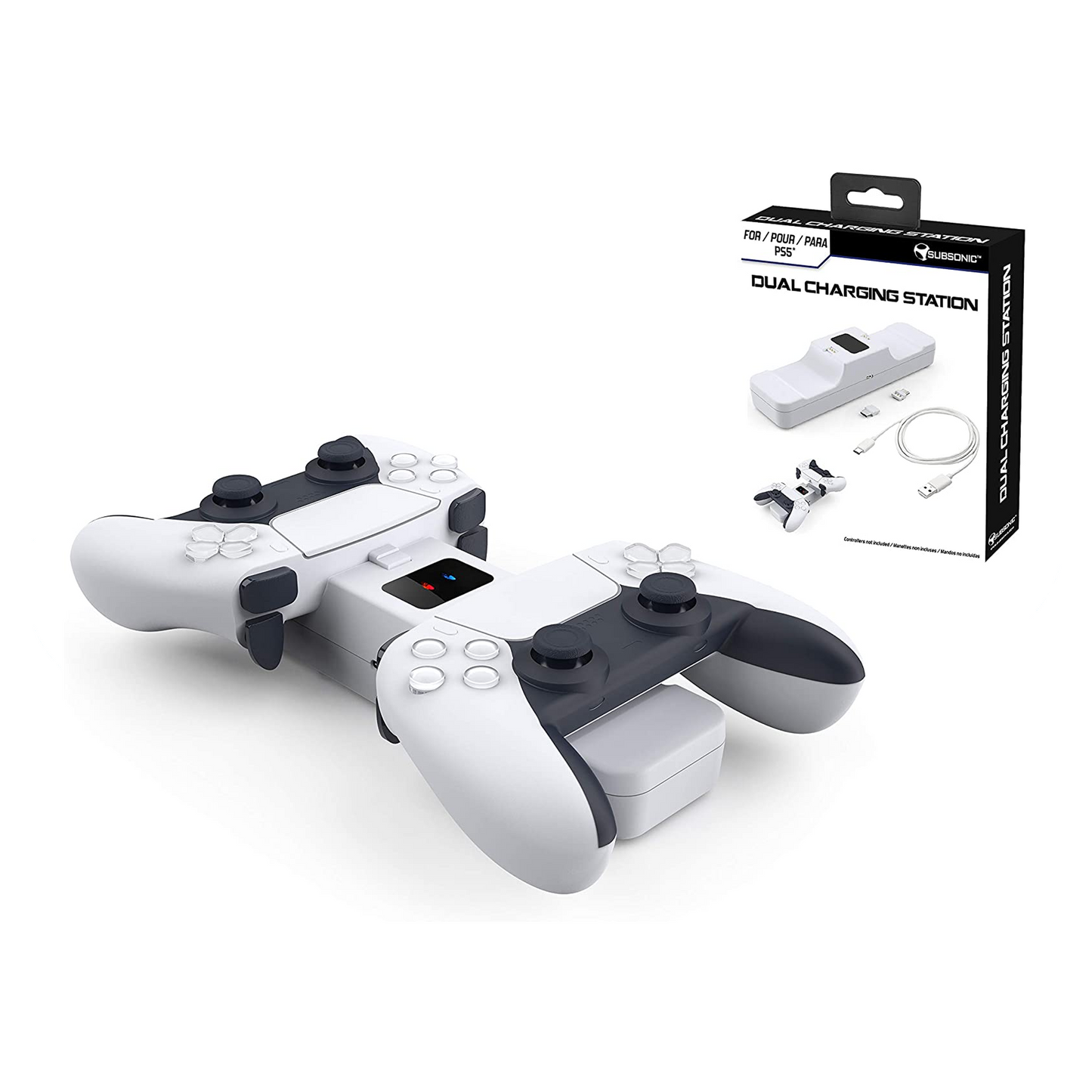 Subsonic | Dual Charging Dock for 2 Dual-Sense Controllers - qwirkyshop