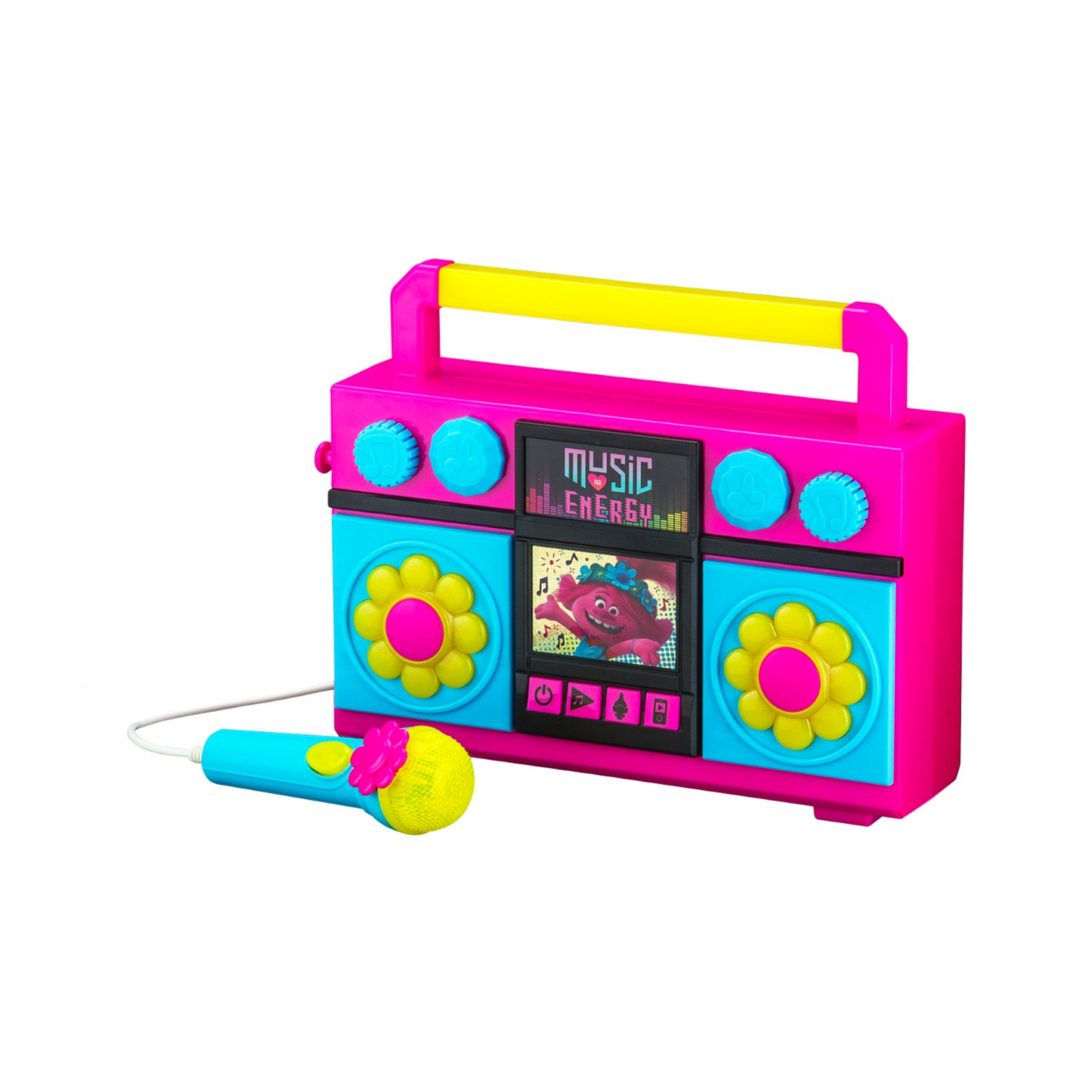 Trolls: World Tour | Sing Along Karaoke Boombox with Microphone & Lights - xploregifts